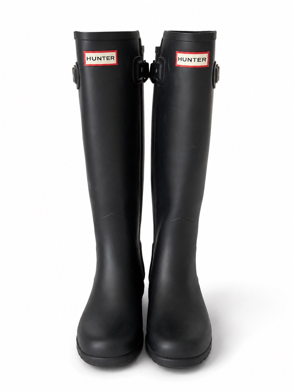 Hunter Original Tall Matte Black Rain Boots Women’s Size 9 - Picture 2 of 5